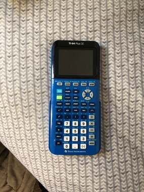 Texas Instruments TI-84 Plus CE Color Graphing Calculator - Bionic Blue